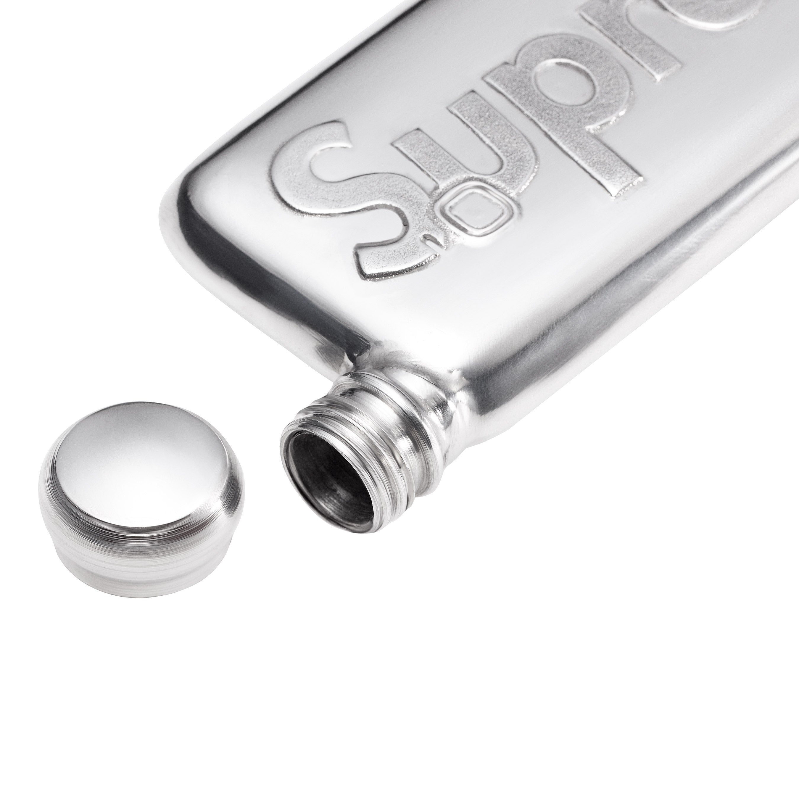 Burner Phone Pewter Flask view 4